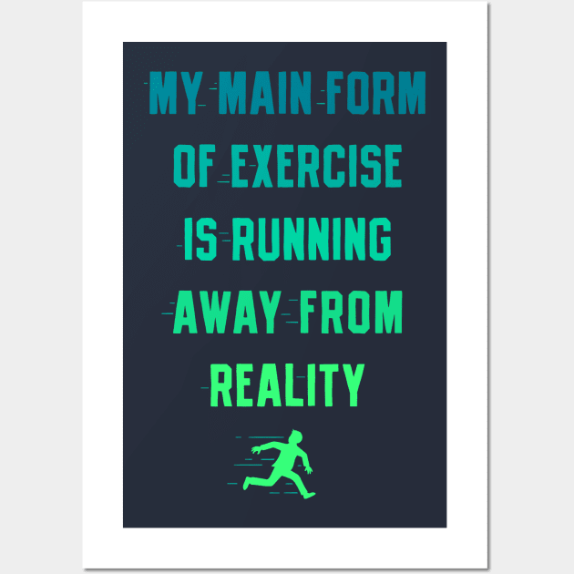 Existential Exercise Wall Art by Made With Awesome